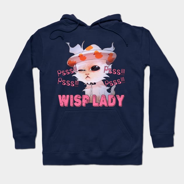 Cute And Beautiful Wisp Cat Lady Hoodie by Pharaoh Shop